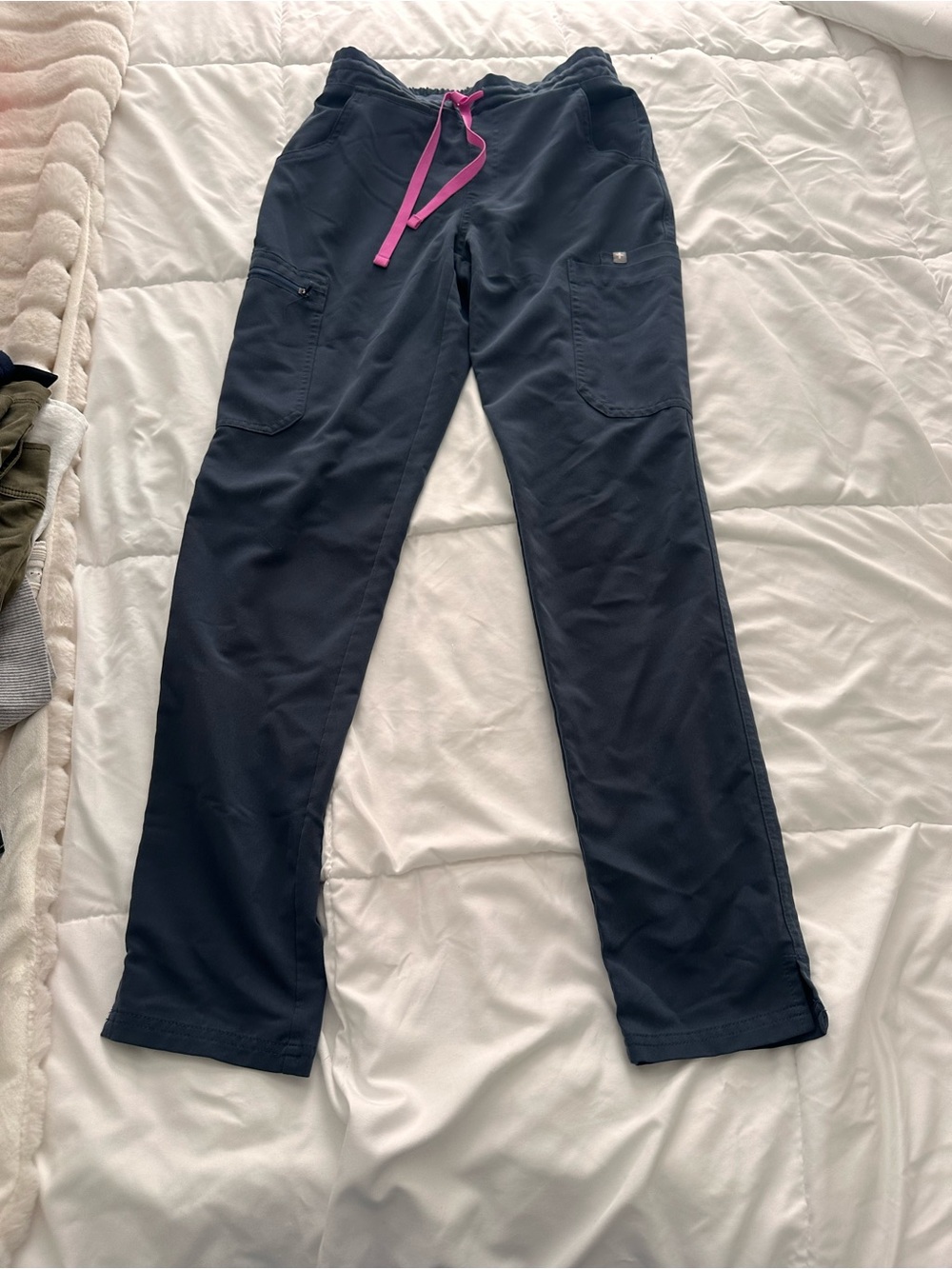 Figs Yola Skinny Scrub Pants - XXS Night Sky
